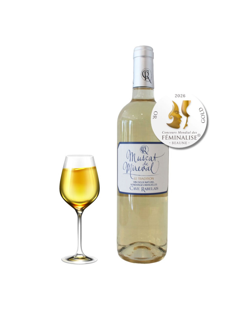 Muscat Tradition - AOP Muscat de Mireval - Cave de Rabelais