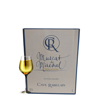 Muscat Tradition - AOP Muscat de Mireval - Cave de Rabelais - Bag-in-Box® de 3 litres