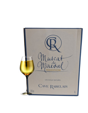 Muscat Tradition - AOP Muscat de Mireval - Cave de Rabelais - Bag-in-Box® de 3 litres